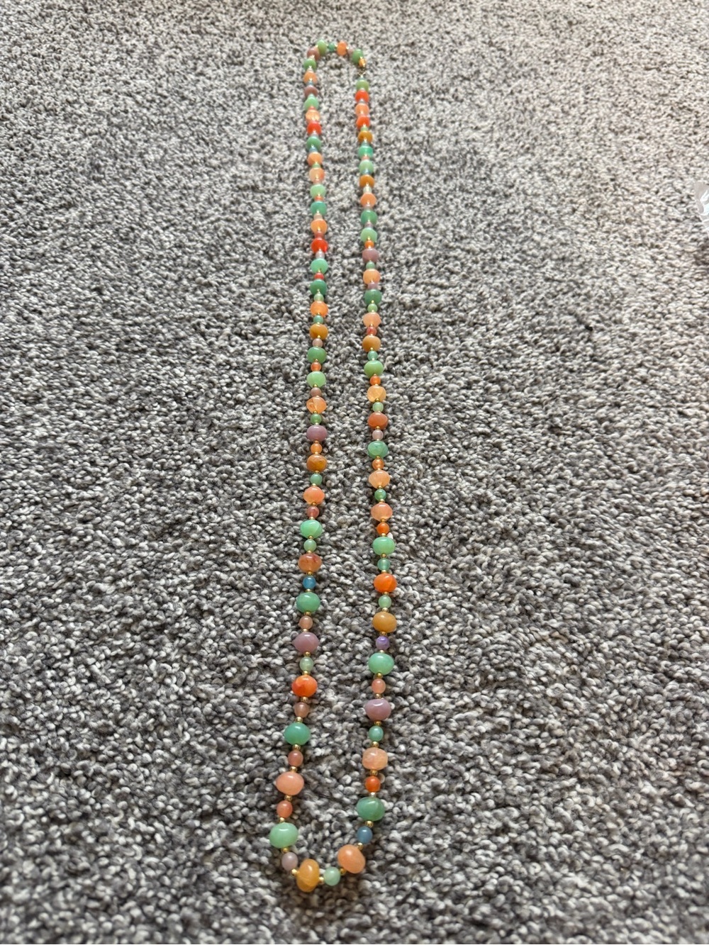 Colorful Pastel Bead Necklace - Multicolor Women's Jewelry
